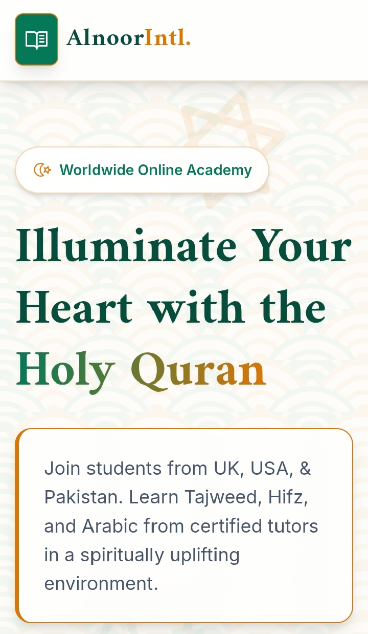 Online Alnoor Website